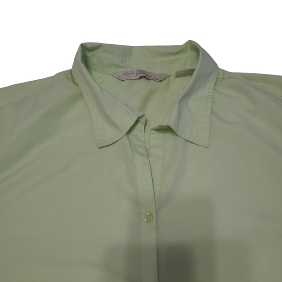 Penmans Pale Green 3/4 Sleeved Button-down Blouse Size 3X - Picture 7 of 10